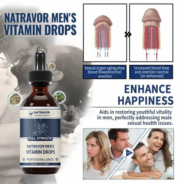 🌈🌞Gentleman's Rescue Plan🌞🔥90-Day Free Returns💰NATRAVOR Men's Vitamin Drops