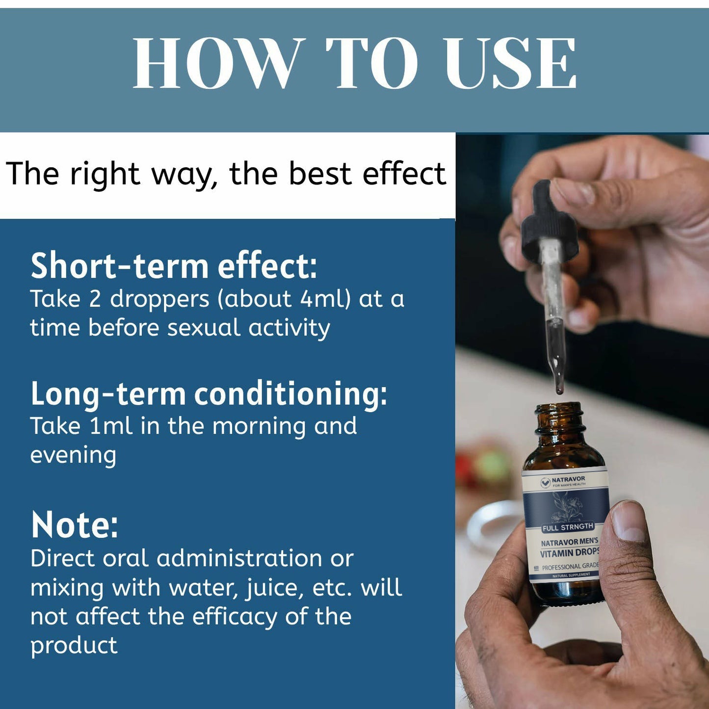 🌈🌞Gentleman's Rescue Plan🌞🔥90-Day Free Returns💰NATRAVOR Men's Vitamin Drops