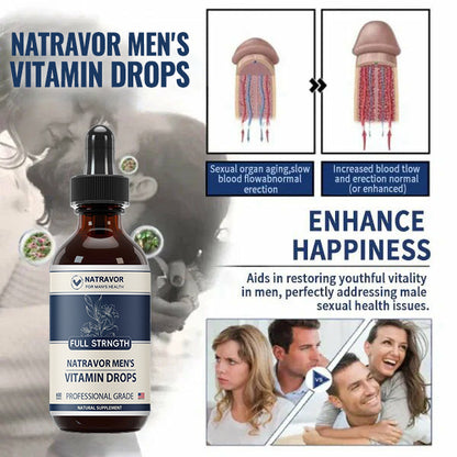 🌈🌞Gentleman's Rescue Plan🌞🔥90-Day Free Returns💰NATRAVOR Men's Vitamin Drops