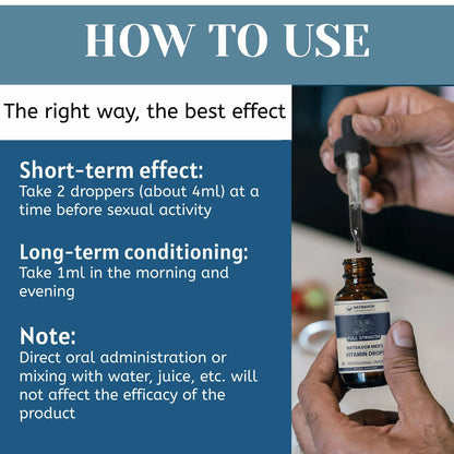 🌈🌞Gentleman's Rescue Plan🌞🔥90-Day Free Returns💰NATRAVOR Men's Vitamin Drops