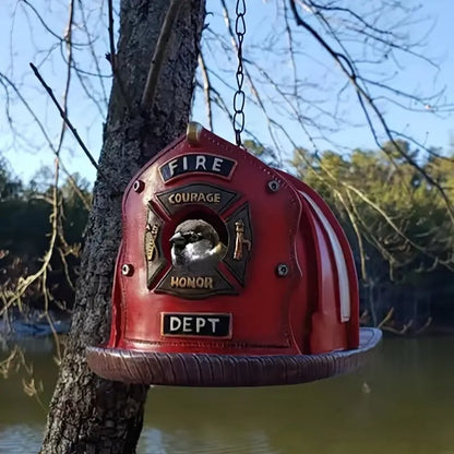 【Official Brand Store】🔥Last 4 hours Sale: Save 50% -Firefighter-Themed Birdhouse(Buy 2 Free Shipping)