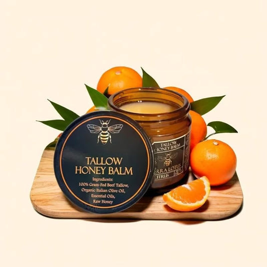 Last Day 50%OFF - Organic Grass-Fed Beef Tallow Balm with Raw Honey