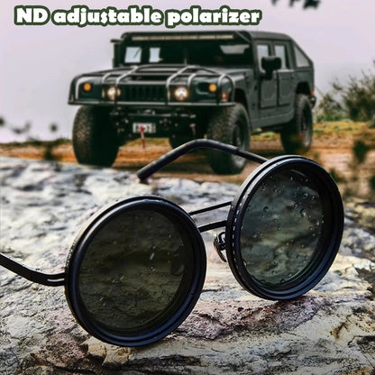 Adjustable Tint Sunglasses with Built-in ND Filter (Polarized)