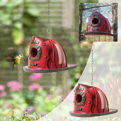 【Official Brand Store】🔥Last 4 hours Sale: Save 50% -Firefighter-Themed Birdhouse(Buy 2 Free Shipping)