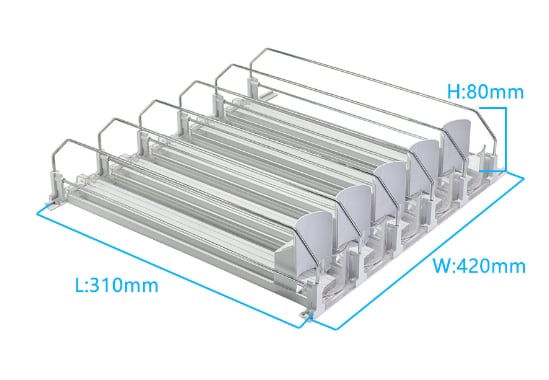 Drink Organizer for Fridge, Self-Pushing Soda Can Dispenser for Refrigerator