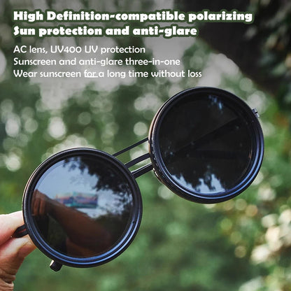 Adjustable Tint Sunglasses with Built-in ND Filter (Polarized)