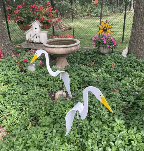 LAST DAY 75% OFF - Florida Dancing Birds Garden Metal Art