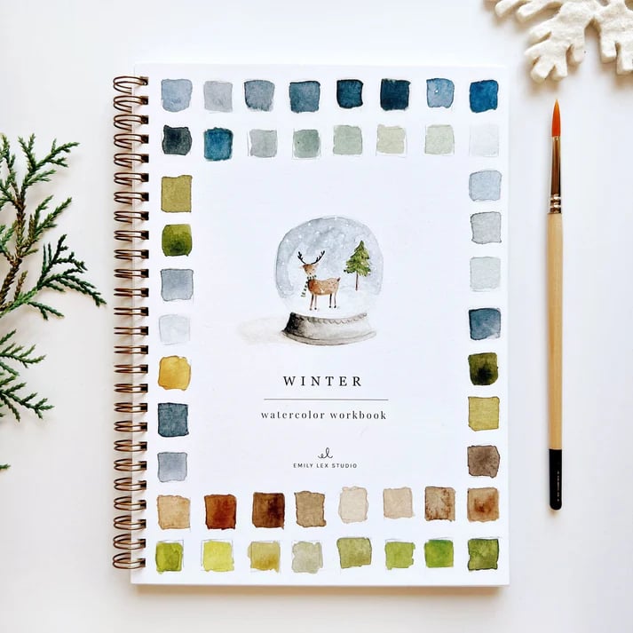 🖼️Beginner-Friendly💕 Watercolor Workbook