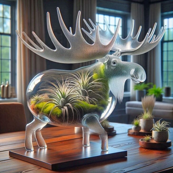 🔥Last 4 hours Sale: Save 75% -Glass Animal Shaped Air Plant Holders