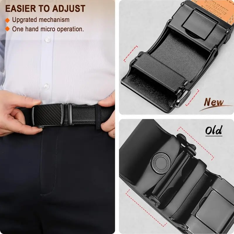 🔥Last Day 49% OFF -Leather Ratchet Belt With Adjustable Buckle