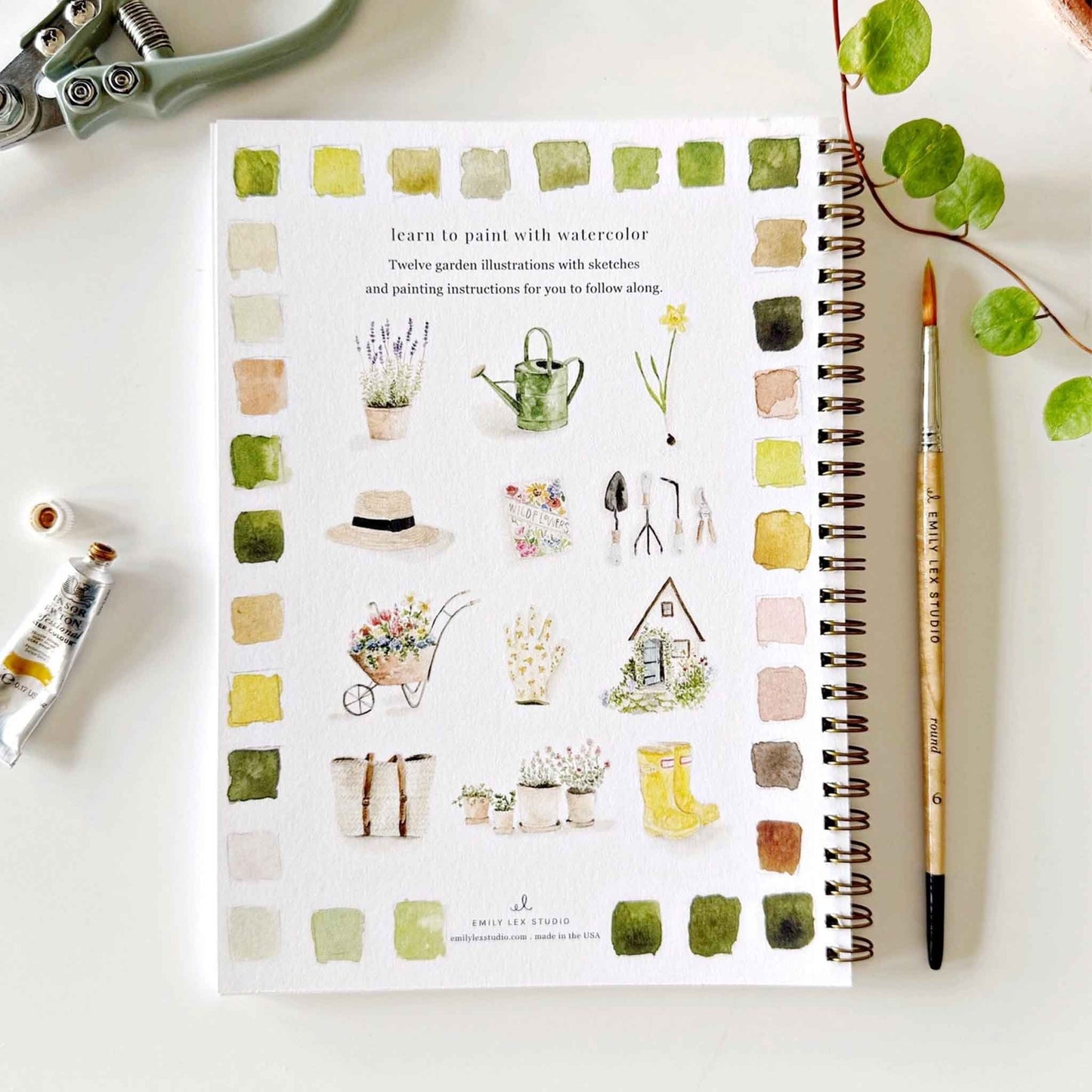 🖼️Beginner-Friendly💕 Watercolor Workbook