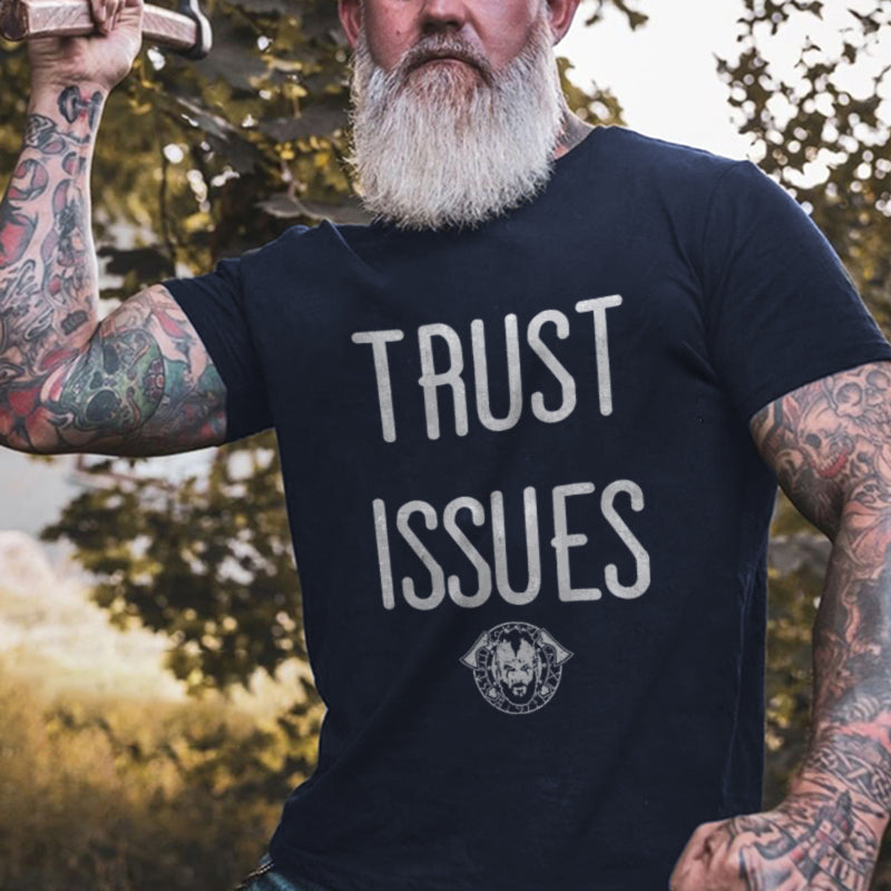 Vikings Trust Issues Printed Men's T-shirt