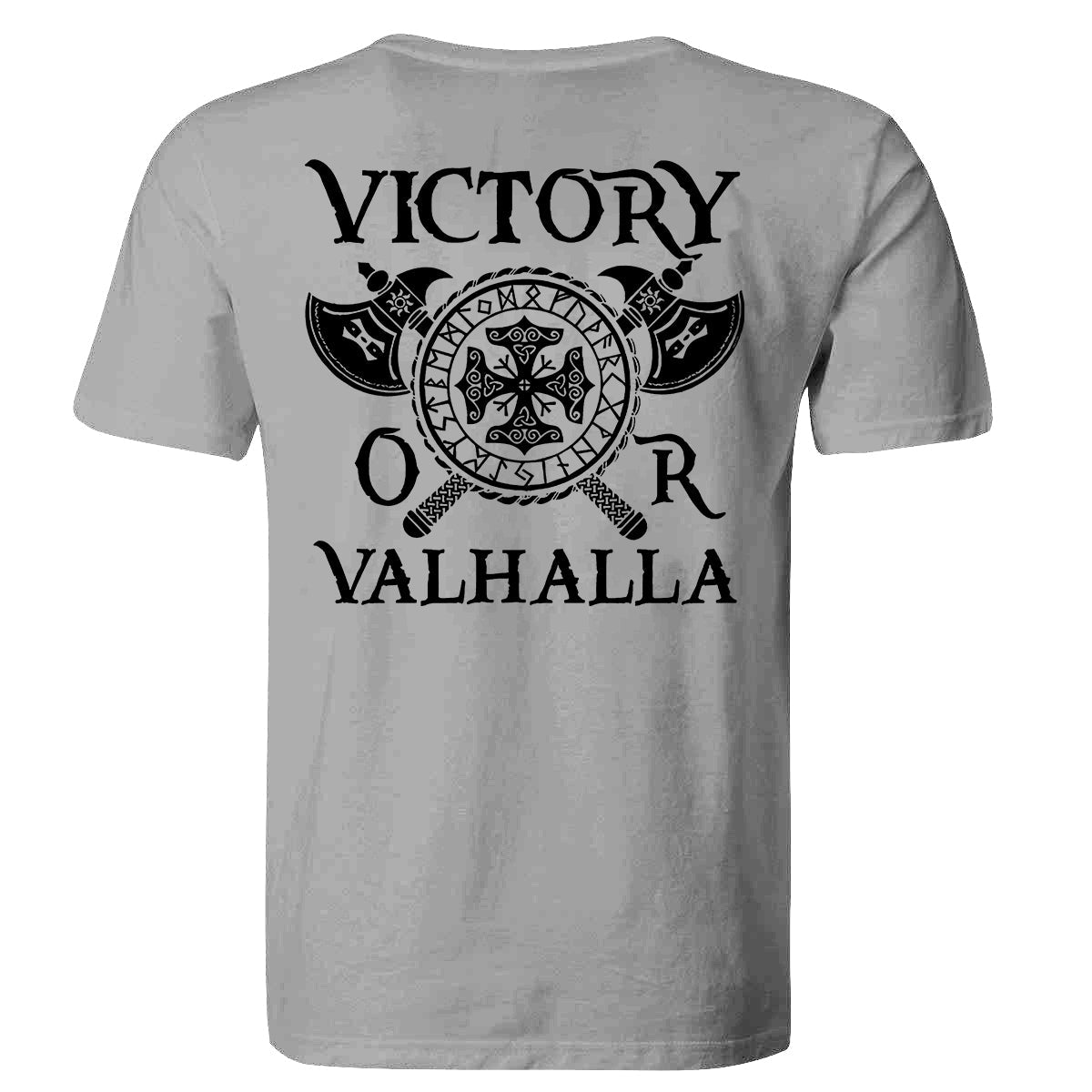 Victory Letter Axes Printed Men's T-shirt