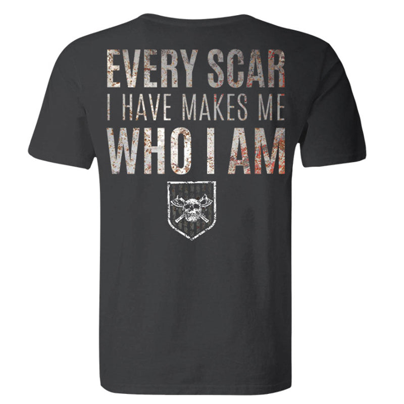 Every Scar I Have Makes Me Who I Am Printed Men's T-shirt