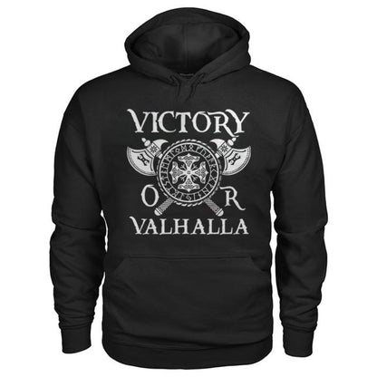 Vikings Victory Or Valhalla Printed Men's Hoodie