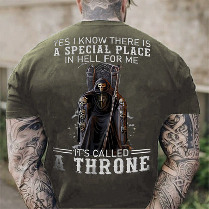 A Special Place In Hell For Me-A Throne Men's Cotton Tees