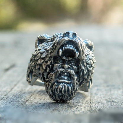 BERSERKER BEAR VIKING RING