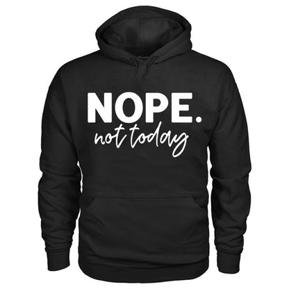 Vikings Nope. Not Today Printed Casual Men's Hoodie