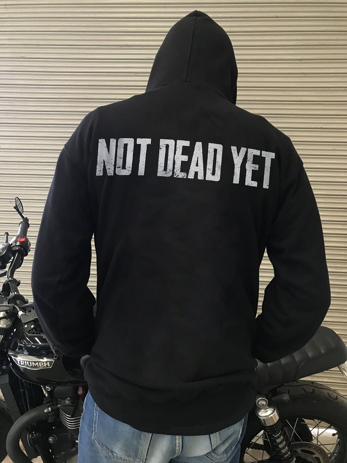 Men's Casual Not Dead Yet Letter Hoodies