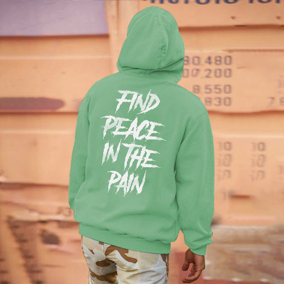 Find Peace In The Rain Men's Hoodie