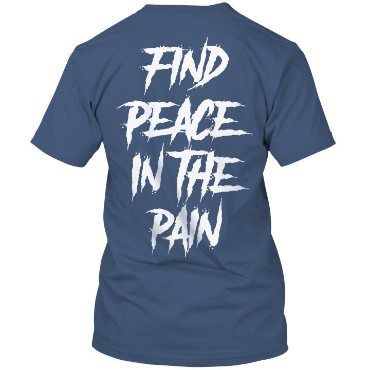 Find Peace In The Rain Men's Crew Neck T-shirt