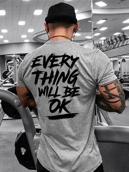 Everything Will Be Ok Printed T-shirt