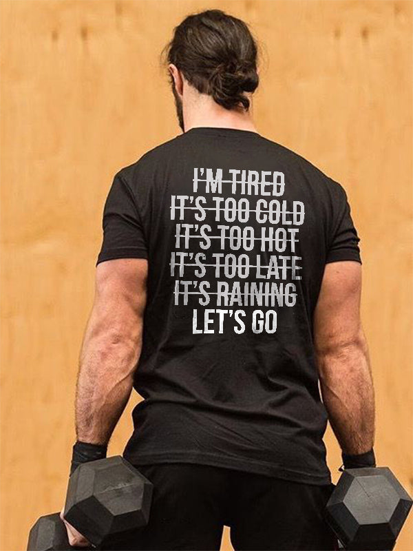 LET'S GO Printed T-shirt