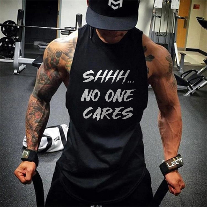 Shhh... No One Cares Printed Vest