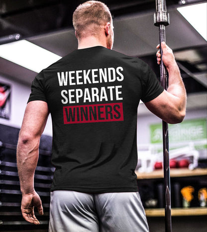 Weekends Separate Winners Printed T-shirt