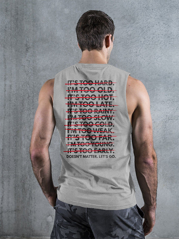 Doesn't Matter Let's Go Printed Vest