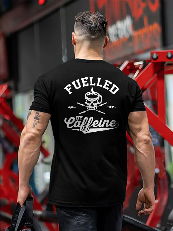 Fuelled By Caffeine Printed Men's T-shirt