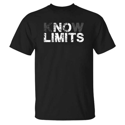 Know Limits Printed Men's T-shirt