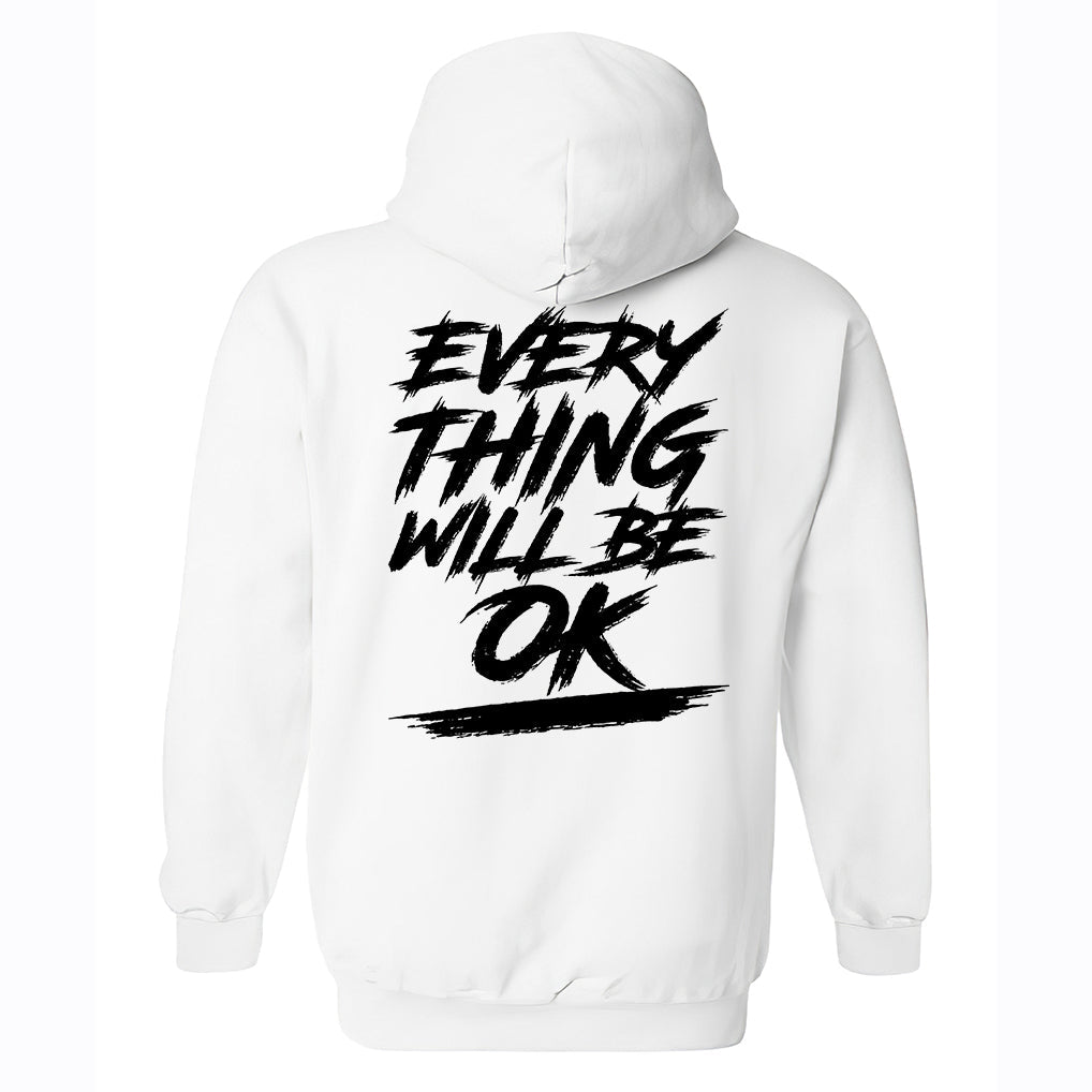 Everything Will Be Ok Printed Men's Hoodie