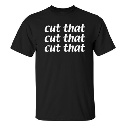 Cut That Printed Men's T-shirt