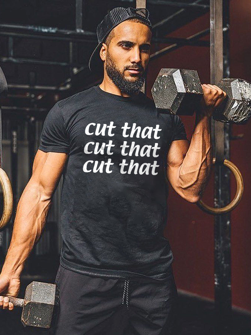 Cut That Printed Men's T-shirt