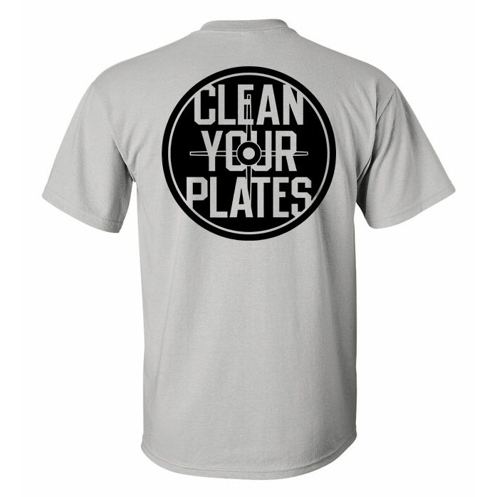 Clean Your Plates Printed Men's T-shirt