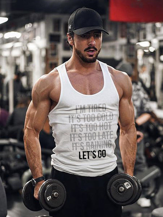 Let's Go Printed Men's Vest