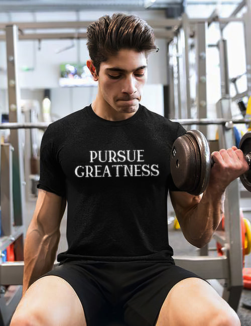 Pursue Greatness Printed Men's T-shirt