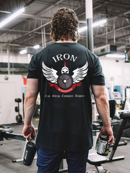 Iron Warrior Printed Men's T-shirt