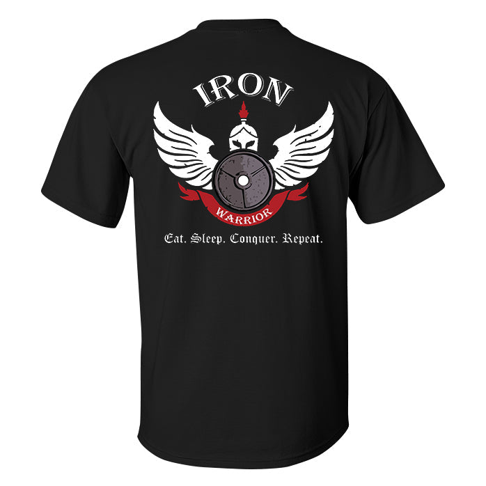 Iron Warrior Printed Men's T-shirt