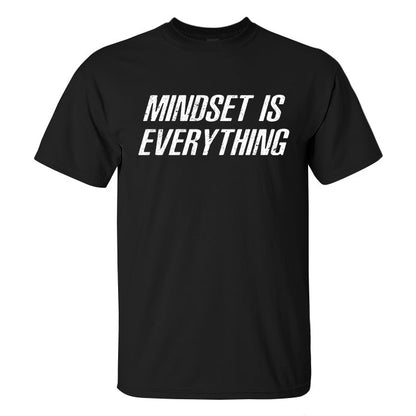 Mindset Is Everything Printed Men's T-shirt