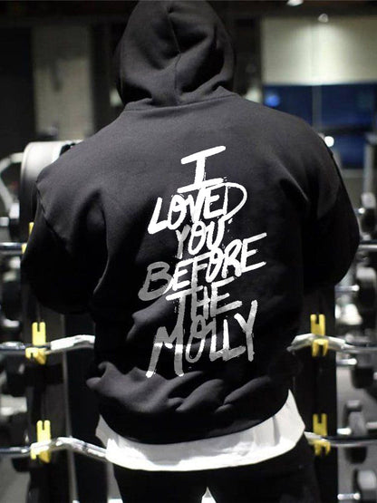 I Loved You Before The Molly Printed Men's Hoodie