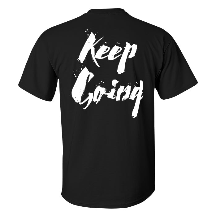 Keep Going Printed Men's T-shirt