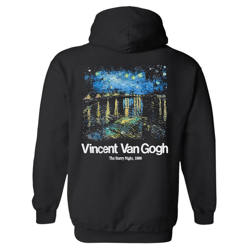 Vincent Van Gogh The Starry Night Printed Men's Hoodie