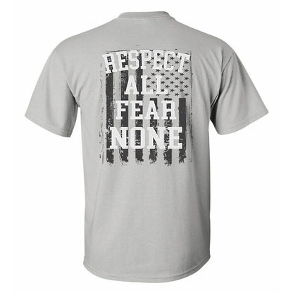 Respect All Fear None Printed Men's T-shirt