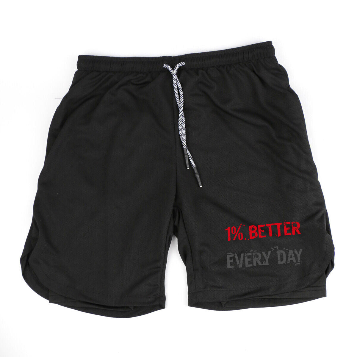 1% Better Every Day Print Men's Shorts