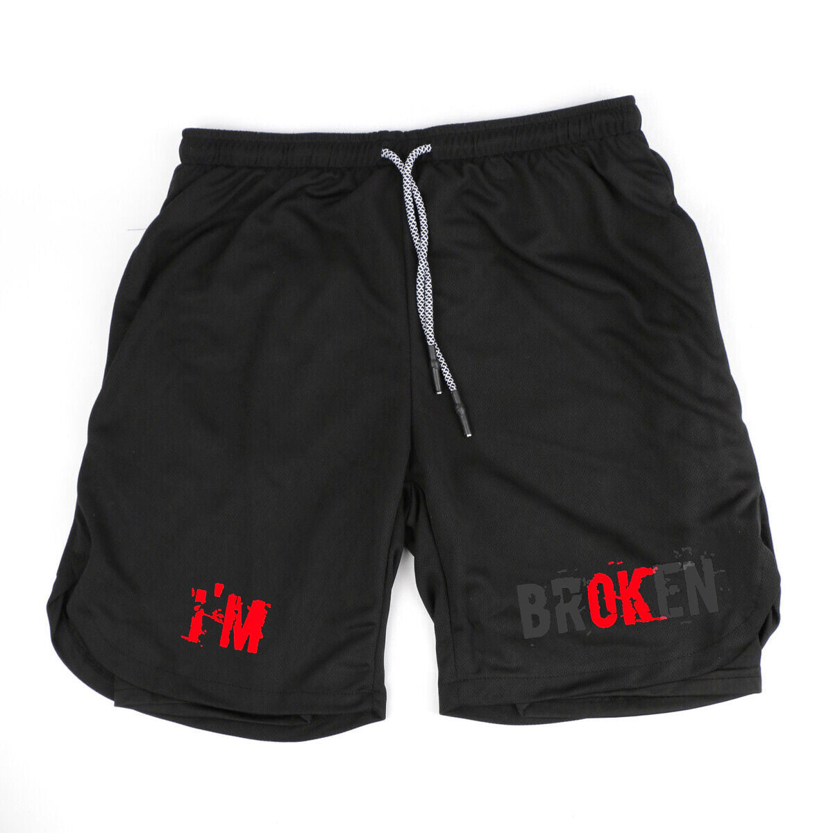 I'm Broken Print Men's Shorts