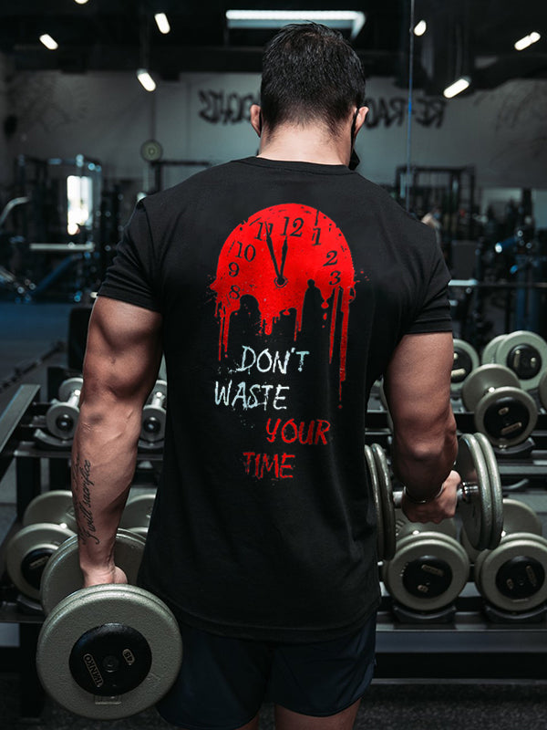 Don't Waste Your Time Printed Men's T-shirt