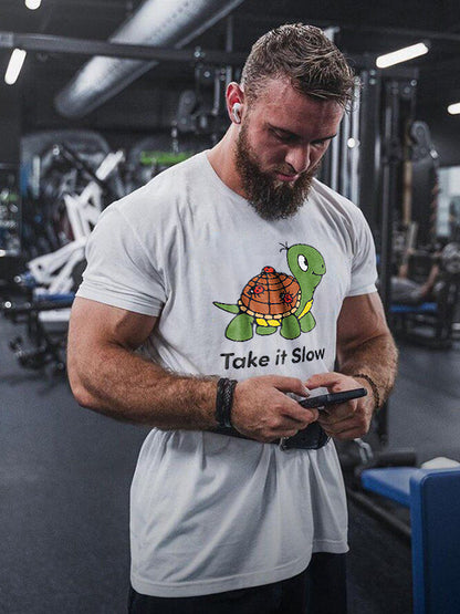 Take It Slow Printed Men's T-shirt