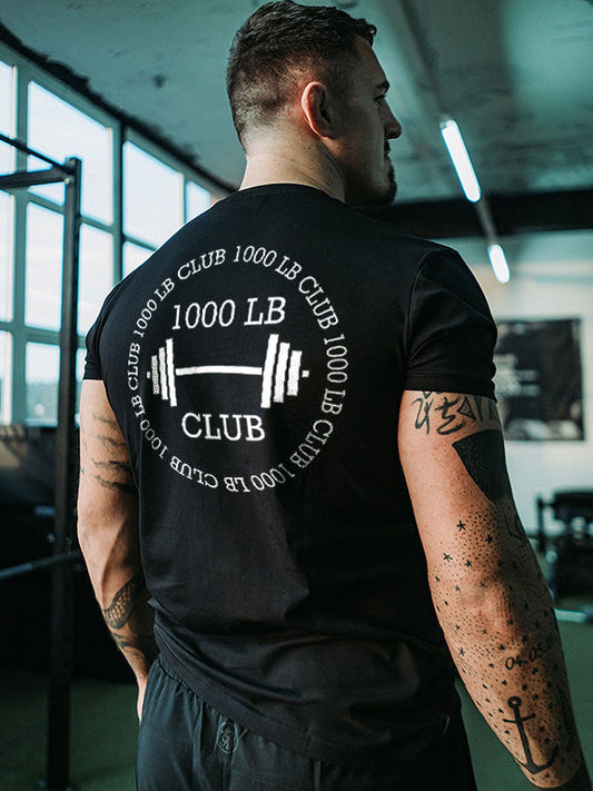 1000 Lb Club Printed Men's T-shirt